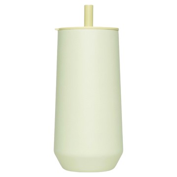 WOKY 沃廚 台灣公司貨 輕芯鈦瓷易潔層吸管保溫杯  1個  600ml  若葉綠