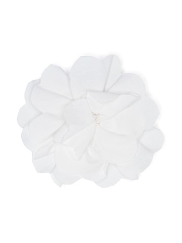 Miss Grant Kids - flower hair-clip brooch - kids - Fabric - One Size - White