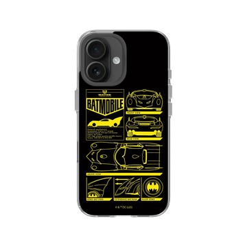 iPhone 16 Clear Case（相機按鈕） 透明 - Batman 蝙蝠俠 - 蝙蝠車