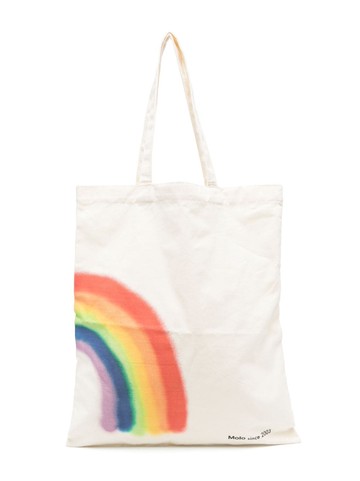Molo - rainbow-print tote bag - kids - Polyester - One Size - Neutrals