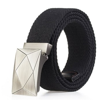 Laifuu.星鑽頭尼龍帆布男腰帶皮帶
