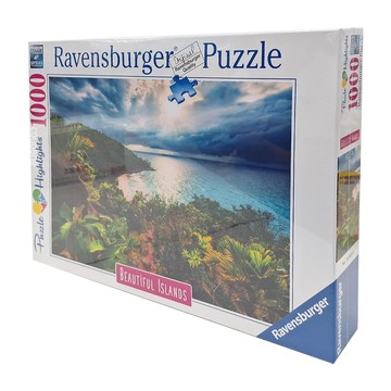 Ravensburger 維寶 拼圖  夏威夷天堂 多色 風景  1000片  1盒