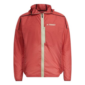 Men's adidas Reflective Windproof Logo Alphabet Hooded Jacket