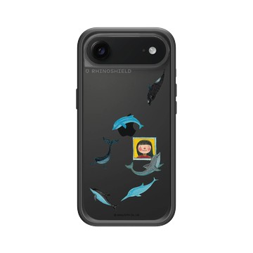 iPhone Air Mod NX -邊框背蓋組合 (相機按鈕) 黑 - 幾米 Jimmy Liao - 星空-心中的女孩