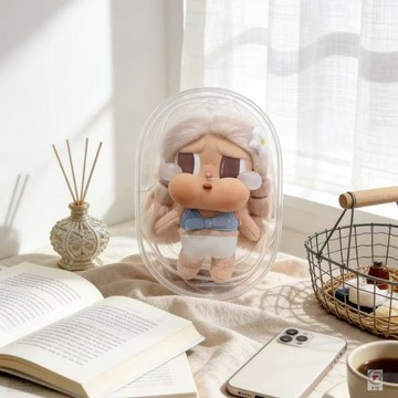 👜 化妝收納包 👜10厘米棉花娃娃外出包crbaby哭娃系列搪胶SP光织毛绒公仔保护套