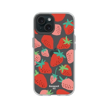 iPhone 15 Clear 透明 - Knock Knock A2Z - 草莓甜甜