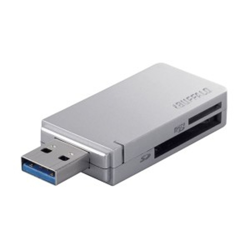 バッファロー 高速カードリーダー/ライター USB3.0＆ターボPC EX対応モデル シルバー BSCR26TU3SV 1個 通販  LINEポイント最大10.0%GET | LINEショッピング