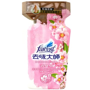 花仙子去味大師消臭易-粉戀櫻花浴廁專用350ml【康鄰超市】