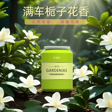 在臺嚴選🍓梔子花車載香薰汽車內用淨化空氣去異味網紅新款男女士MJ