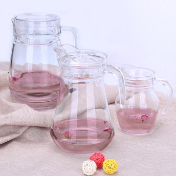 家用涼白開冷水壺大容量家用玻璃耐熱高溫水杯茶壺扎壺防爆水瓶