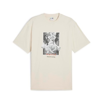 PUMA 彪馬 男女短袖上衣-米白色 流行系列Club de Course-62672987