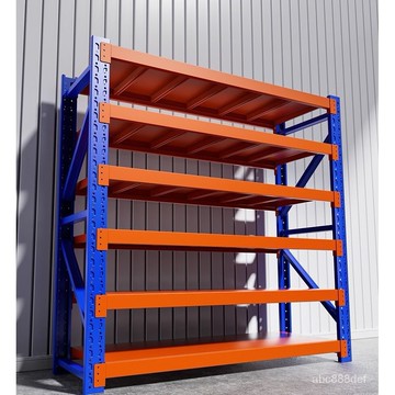 加厚倉庫倉儲貨架置物架傢用展示架收納架超市多層重型貨物鐵架子 加厚貨架 角鋼貨架 置物架 鐵架 層架