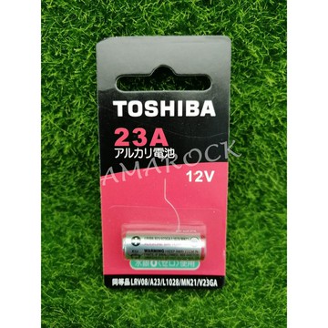 TOSHIBA東芝 鹼錳柱形電池  23A 遙控器電池 1入裝 12V