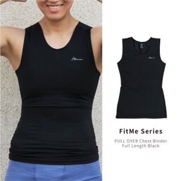 【廠商直送】Heroine-FitMe長版套頭束胸-黑-多尺寸任選