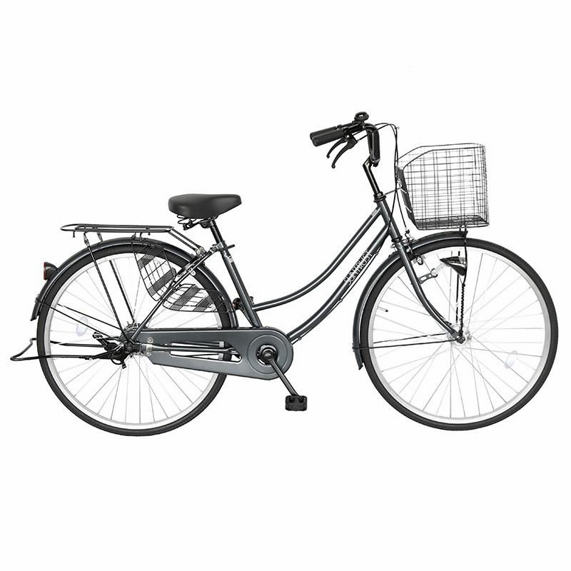 SCALARE 26吋ファッションシティサイクル シングル/LEDオート/ホワイト