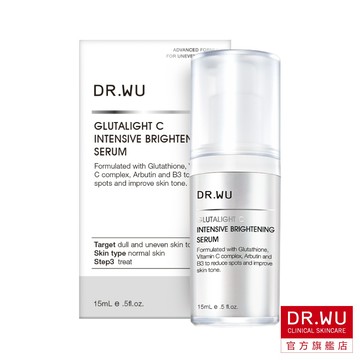 DR.WU 超微C美白精華液15ML【盒損品202804】