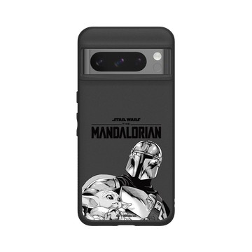 Pixel 8 Pro SolidSuit 黑 - Star Wars - The Mandalorian - 曼達洛人 - 黑白款