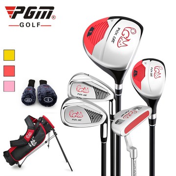 PGM GOLF 卡通貓初學者兒童球桿 配球袋 適合3到12歲的男孩女孩 JRTG007