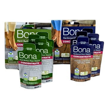 [5美國直購] Bona 地板清潔劑 濃縮補充包 硬/木質地板 適 iRobot Braava Jet m6 240 掃拖機器人 抹地機 (U34)