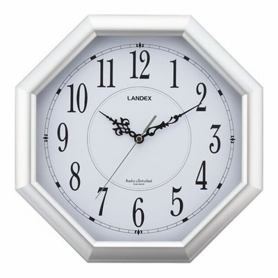 風水 縁起 八角 掛け時計 電波時計 壁掛け 八角形 壁掛け時計 おしゃれ 電波 銀閣 通販 Lineポイント最大get Lineショッピング