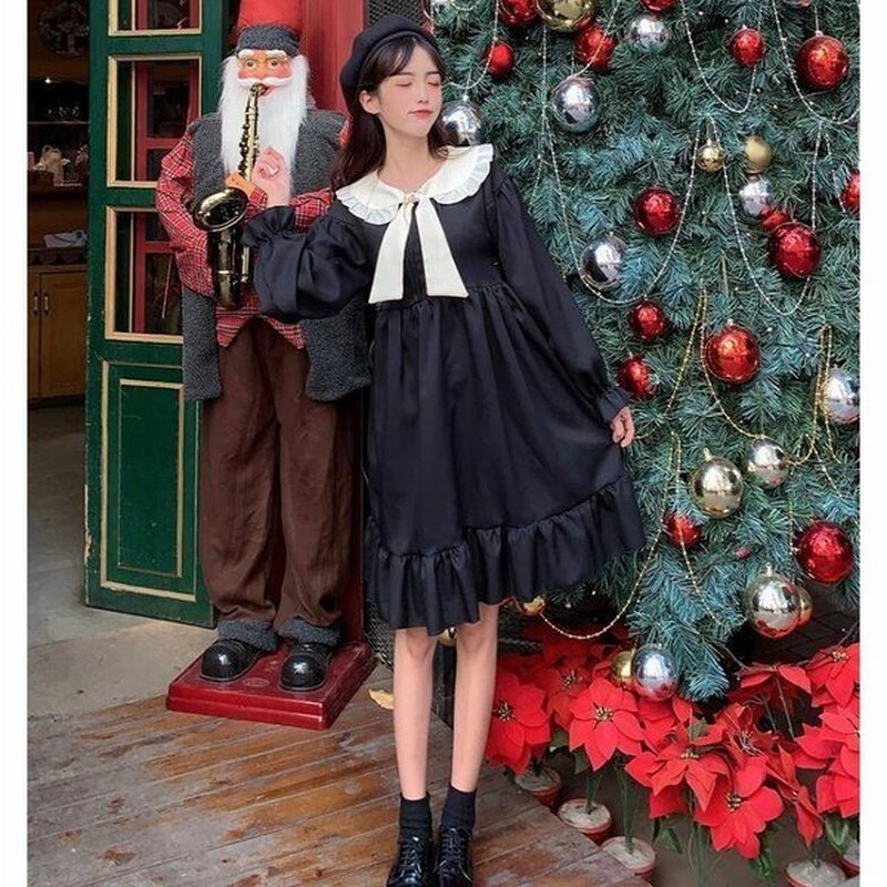 ワンピース クリスマス 萌え 人気 可愛い おしゃれ ワンピース ドレス 秋冬服 春夏 原宿風ロリータ コスプレ メイド服 ハロウィン ハロウィーン 通販 Lineポイント最大0 5 Get Lineショッピング