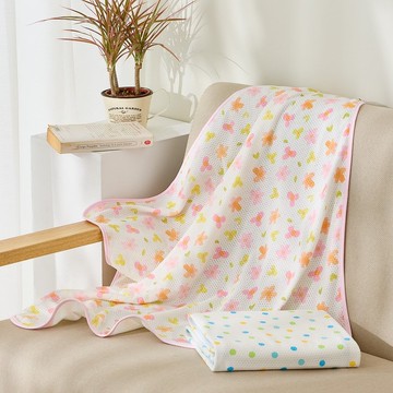 MIT輕盈透氣洞洞毯。新生兒l寶寶l嬰兒l彌月禮l幼稚園-被子被毯