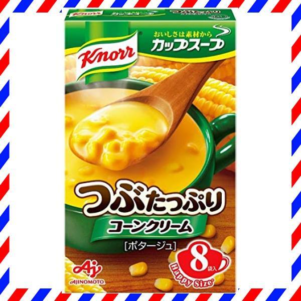 味の素　つぶたっぷりコーンクリーム　クノール　カップスープ　(16.5g×8袋)×6箱入　LINEショッピング