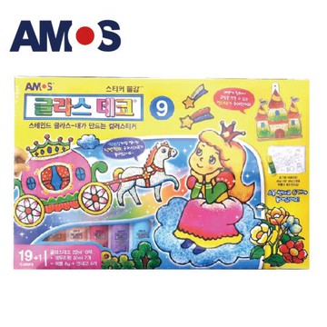 韓國AMOS 19+1色22ML主題玻璃彩繪膠組