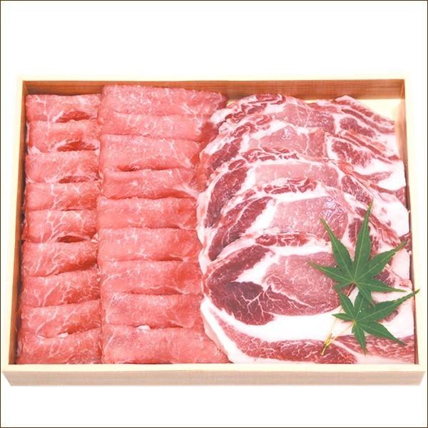 お歳暮 肉の山本 北海道産 豚肉 知床ポーク ロースセット 1kg(とんかつ用 100g×5枚 すき焼き用 500g) 肉 ギフト のし 北海道 グルメ 送料無料 お取り寄せ