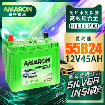 AMARON 愛馬龍  55B24RS 汽車電瓶