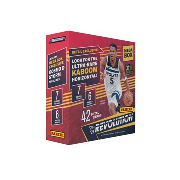 NBA 2024-25 Panini Revolution籃球卡 變革系列Mega Box盒─盒裝6包入