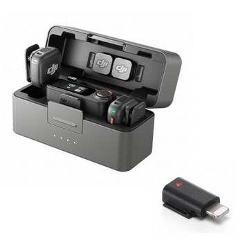 DJI MIC 3 無線麥克風 一對二+DJI Lightning手機連接頭 公司貨