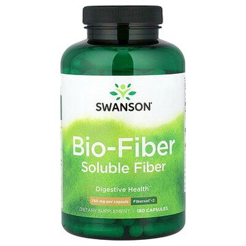 Swanson, 生物纖維，750 毫克，180 粒膠囊