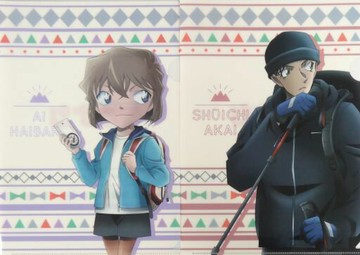 灰原&赤井文件夾2張SET名偵探柯南Animate女生節2018商品