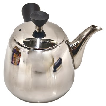 c&c 304不銹鋼單柄泡茶壺 600ml  銀色 + 黑色  1個