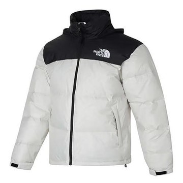 The North Face 北面 男裝 羽絨外套 防潑水 拉鍊口袋 米白【運動世界】NF0A3C8DQLI