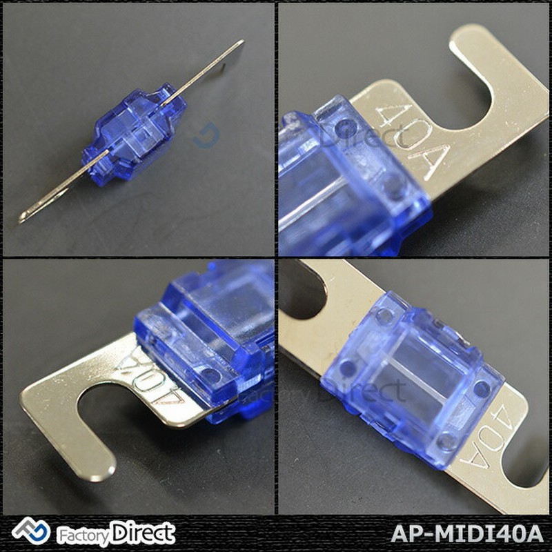 Ap Midi40a Midiヒューズ Afsヒューズ 40a X2個 カーオーディオdiyユーザーに最適 ヒューズホルダー カーアクセサリー パーツ カスタム パーツ ドレスアップ アクセサリー カスタムパーツ 車用品 カーオーディオ 車 通販 Lineポイント最大5 0 Get Lineショッピング