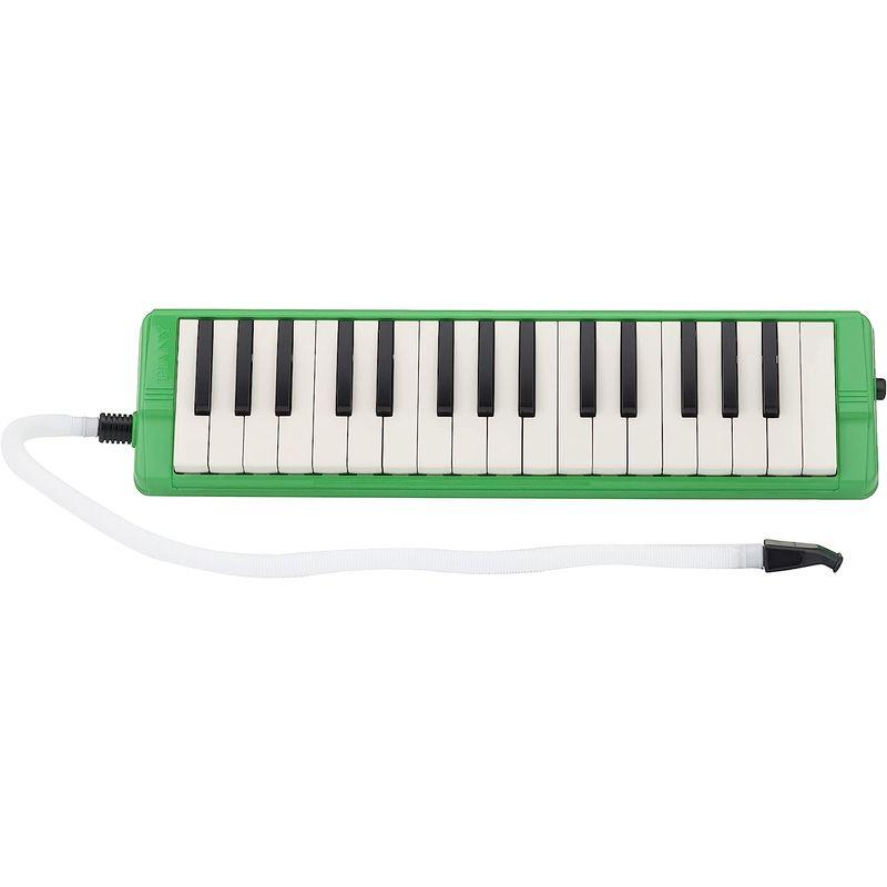 楽器・音楽機材 ゼンオン 鍵盤ハーモニカ ピアニー ハードケース入り 323AH GREEN