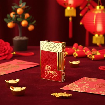 S.T.Dupont 都彭 火馬 馬年限量 Ligne 2 Double打火機(C16080CL)