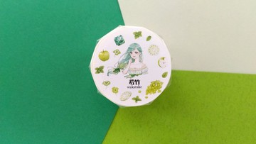 色系紙膠帶-若竹