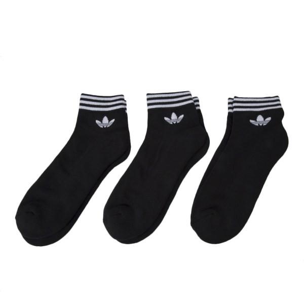 ワンピなど最旬ア！ アディダス adidas 返品可 トレフォイル アンクルソックス 3足組み TREFOIL ANKLE SOCKS PAIRS  オリジナルス メンズ レディース アクセサリー ソックス 靴下 白 ホワイト HL1704 ALOR