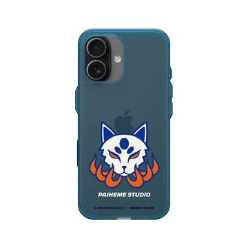 iPhone 17 Clear (相機按鈕) 夜幕藍 - Paiheme Studio - 狐狸面具