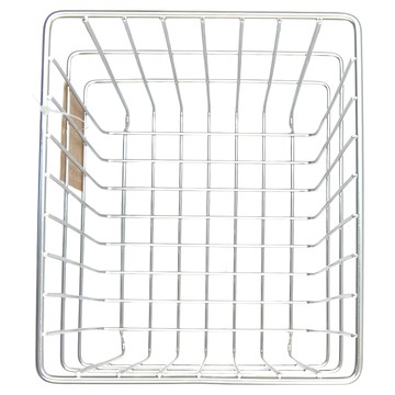 SHIMOYAMA 不銹鋼線筐 18.5 x 15.5 x 13.5cm  1個  Silver