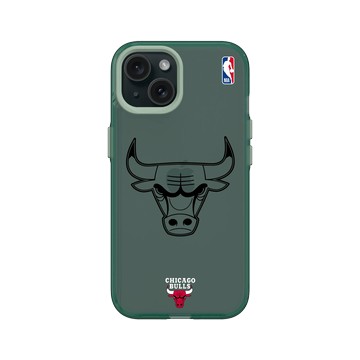 iPhone 15 Clear 憂墨綠 - NBA - B&W-芝加哥公牛 Chicago Bulls B&W - Light