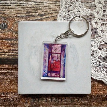 香港風景鎖匙扣-懷舊香港鐵門