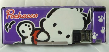 【震撼精品百貨】Pochacco 帕帢狗 鉛筆盒 紫  震撼日式精品百貨