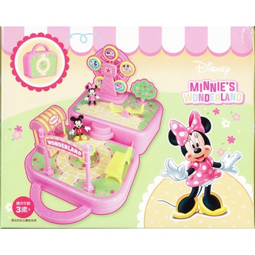 【震撼精品百貨】Micky Mouse_米奇/米妮 ~DISNEY 迪士尼米妮提盒玩具組(遊樂園)#00297