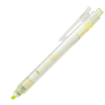 優點UNIPOINT按動螢光筆/725RH/黃