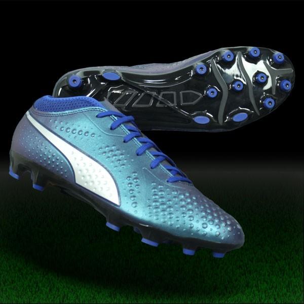 【冬バーゲン★】 プーマ ワン 【PUMA ソリデイトブルー×プーマシルバー HG Syn 4 シューズ