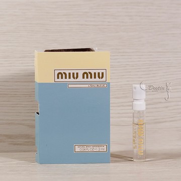 MIU MIU Bleue 春日花園 女性淡香精 1.2ml 可噴式 試管香水 全新